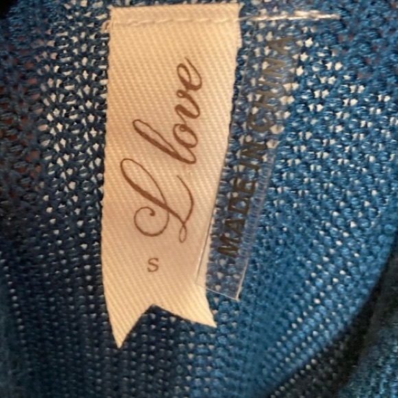 GREAT QUALITY L Love Knit Tank Top Size Small - Picture 4 of 4